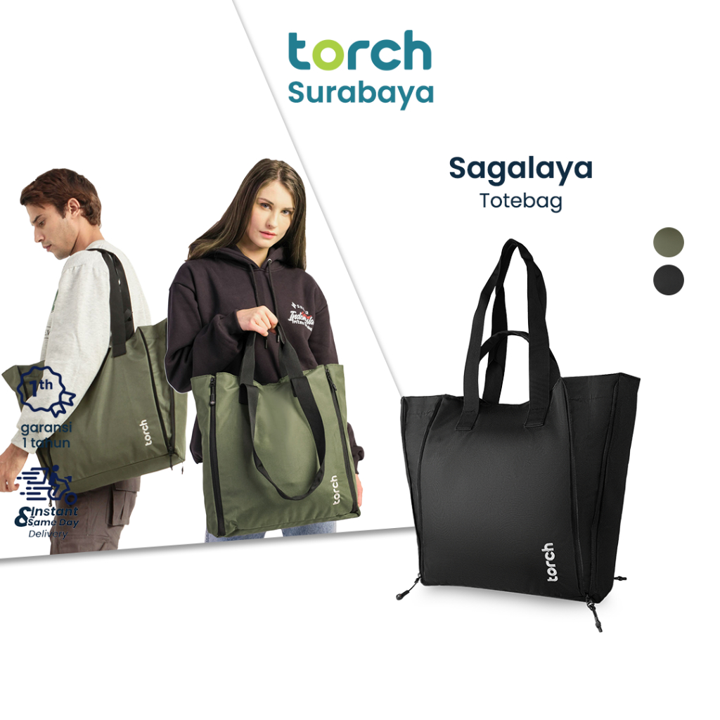 TORCH Sagalaya 2 in 1 Totebag Selempang Tas Belanja Besar
