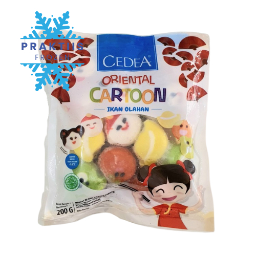 

CEDEA ORIENTAL CARTOON 200GR IKAN OLAHAN BENTUK KARTUN ORIENTAL