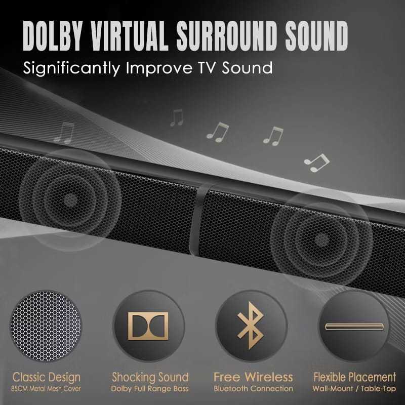 Soundbar Speaker 2.0 Weyon 815 Bluetooth