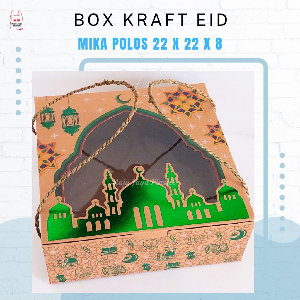 

Box Lebaran 22x22x8 Dus Nasi Idul Fitri Hampers Eid Mubarak Ramadhan Dus Nasi Kue Al-fitri