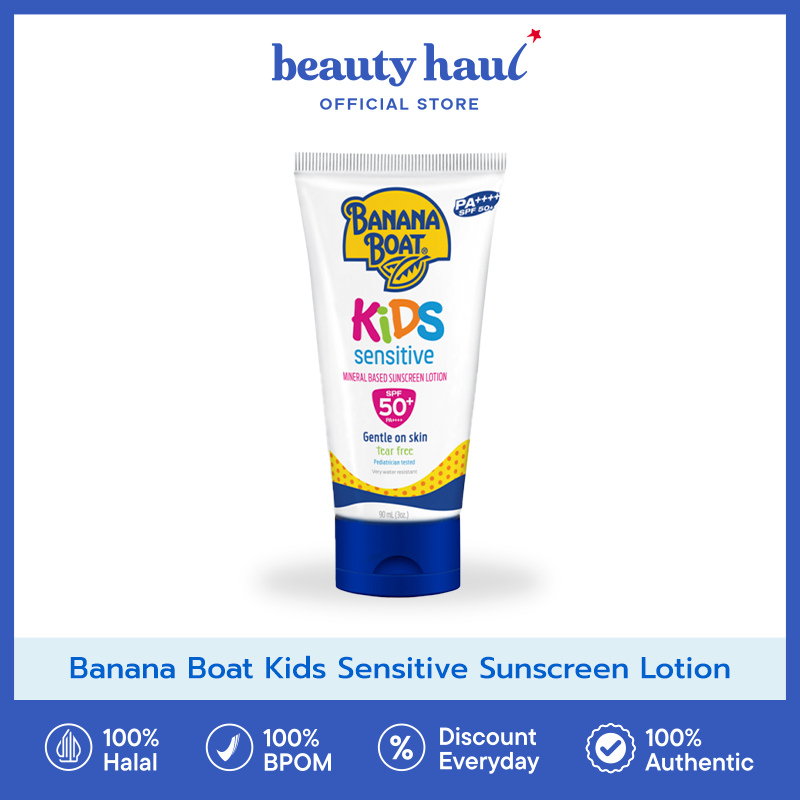 BANANA BOAT Kids Sensitive Sunscreen Lotion SPF50+