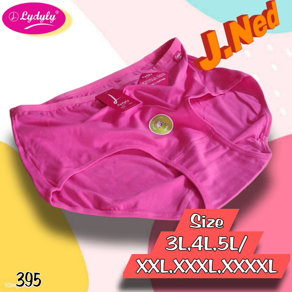 A395 Lydyly Celana Dalam Wanita Dewasa Jumbo, Cd Cewek Jumbo Size XXL -XXXXL