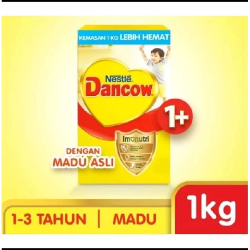 

Nestle Dancow 1+, Susu Pertumbuhan Dengan Rasa Vanilla Dan Madu Box 1kg