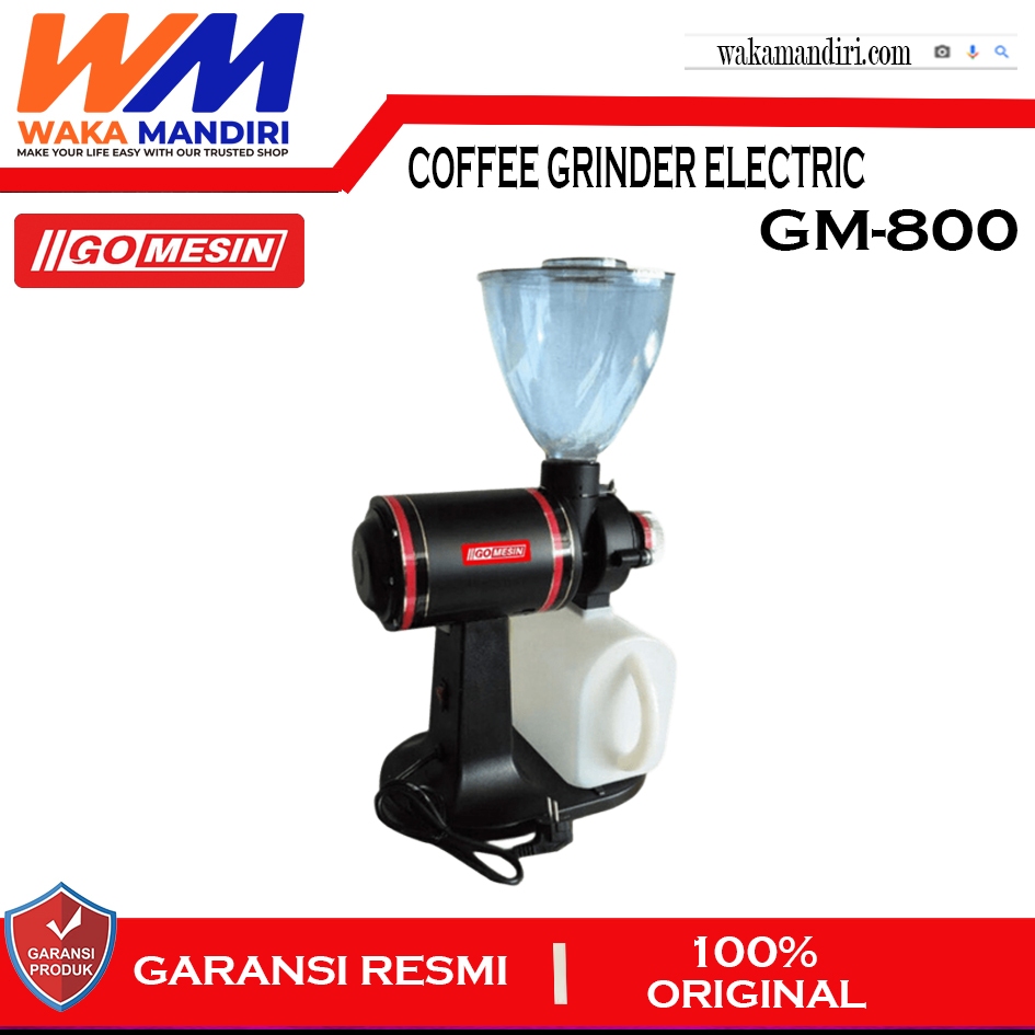 GM-800 Mesin Giling Biji Kopi GOMESIN GM 800 / GM-HS850 Coffee Grinder Listrik Garansi Resmi