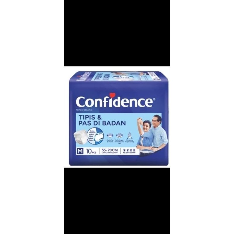 Confidence Popok Dewasa 10Pcs - Confidence Adult Premium Pants M L XL - Confidence Popok Celana Dewa