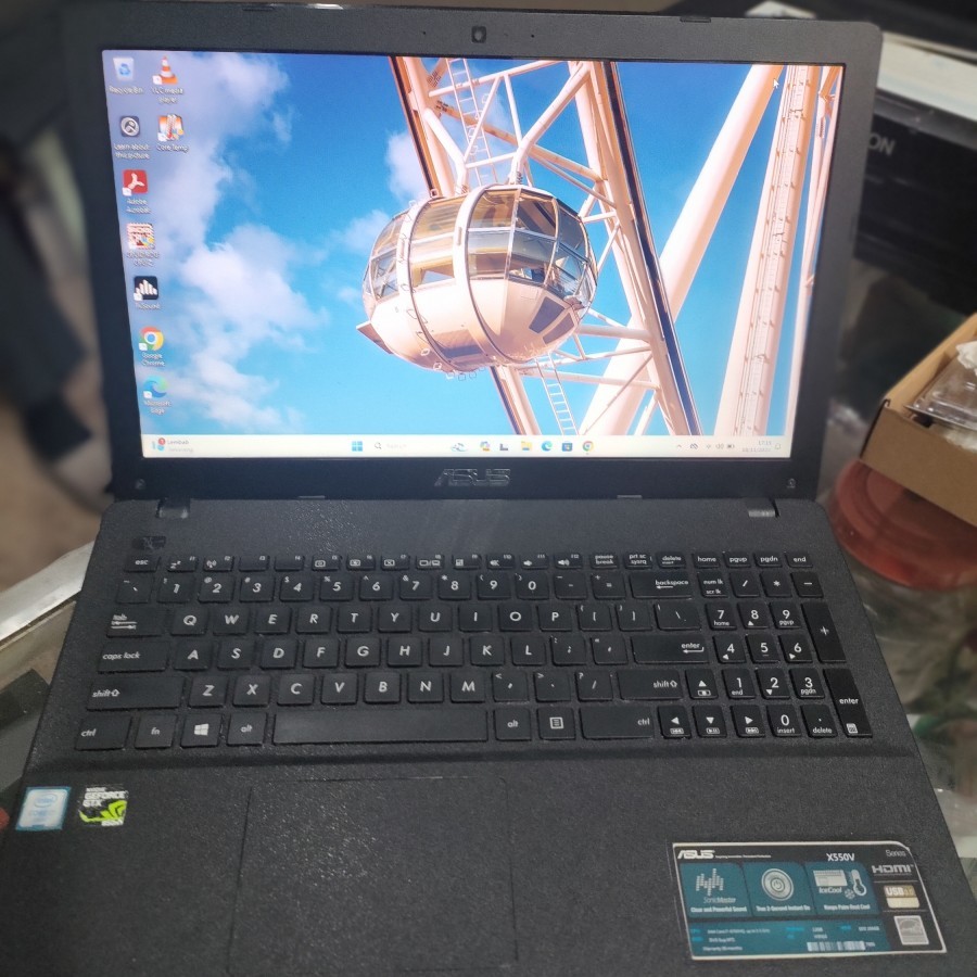 Laptop second Asus X550V Intel Core i7-6700HQ Ram 20Gb Ssd 1000Gb/1TB mulus