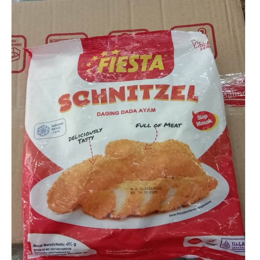 

Fiesta Schnitzel Daging Ayam Dada 400 GR