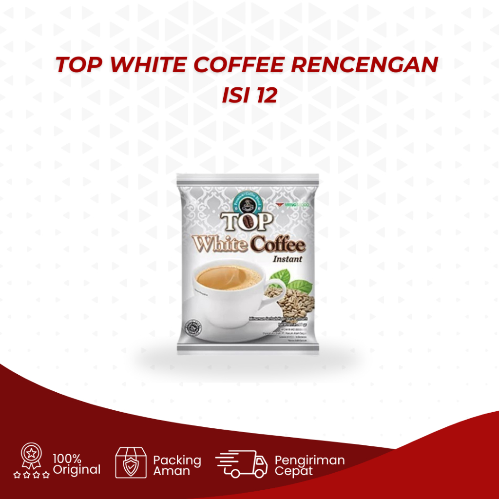 

Top White Coffee 21 Gram Rencengan Isi 12 Pcs