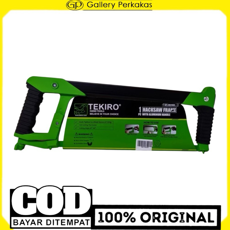 Gagang gergaji besi hacksaw 12" TEKIRO GT-HS 1623