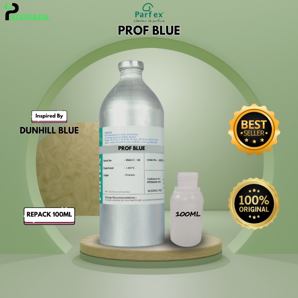 Bibit Parfum Murni PROF BLUE / DUNHIL BLUE PARFEX 100ml Repack