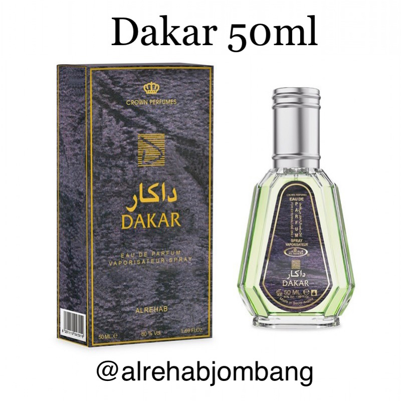 Parfum Al Rehab Dakar 50ml Spray Original Arab Saudi