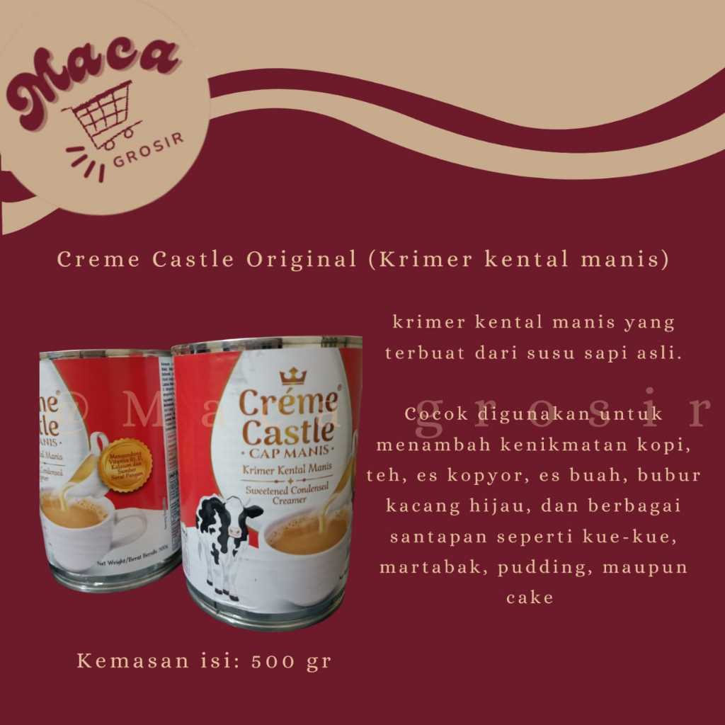 

krimer kental manis creme castle 500gr