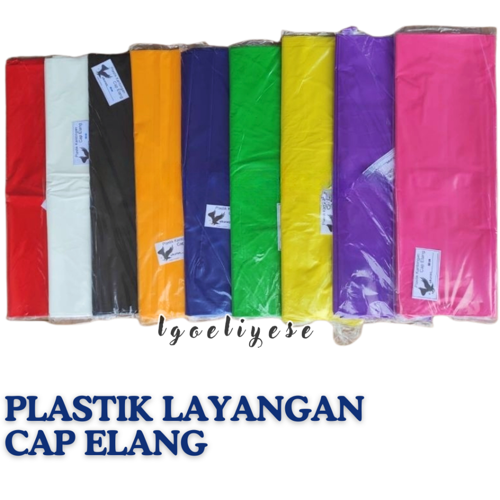 Plastik Layangan Tebal Cap Elang / Plastik Layangan Ketebalan 0,5 mm
