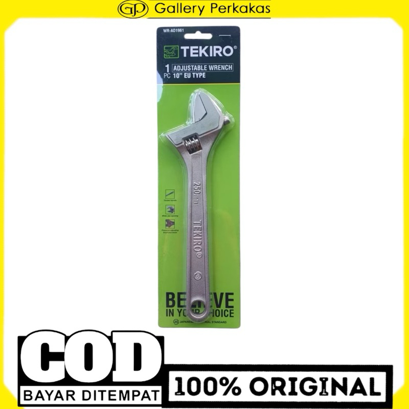 TEKIRO Kunci Inggris 10" / KUNCI INGGRIS 10" TEKIRO