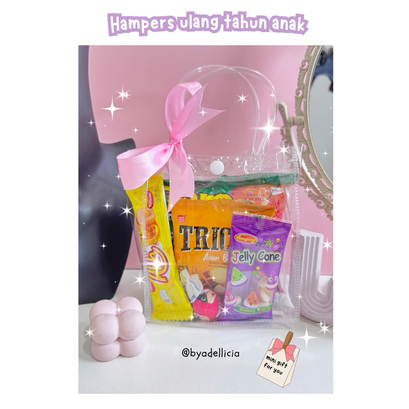 

hampers souvenir | snack ulang tahun anak | bingkisan ulang tahun | snack ultah |