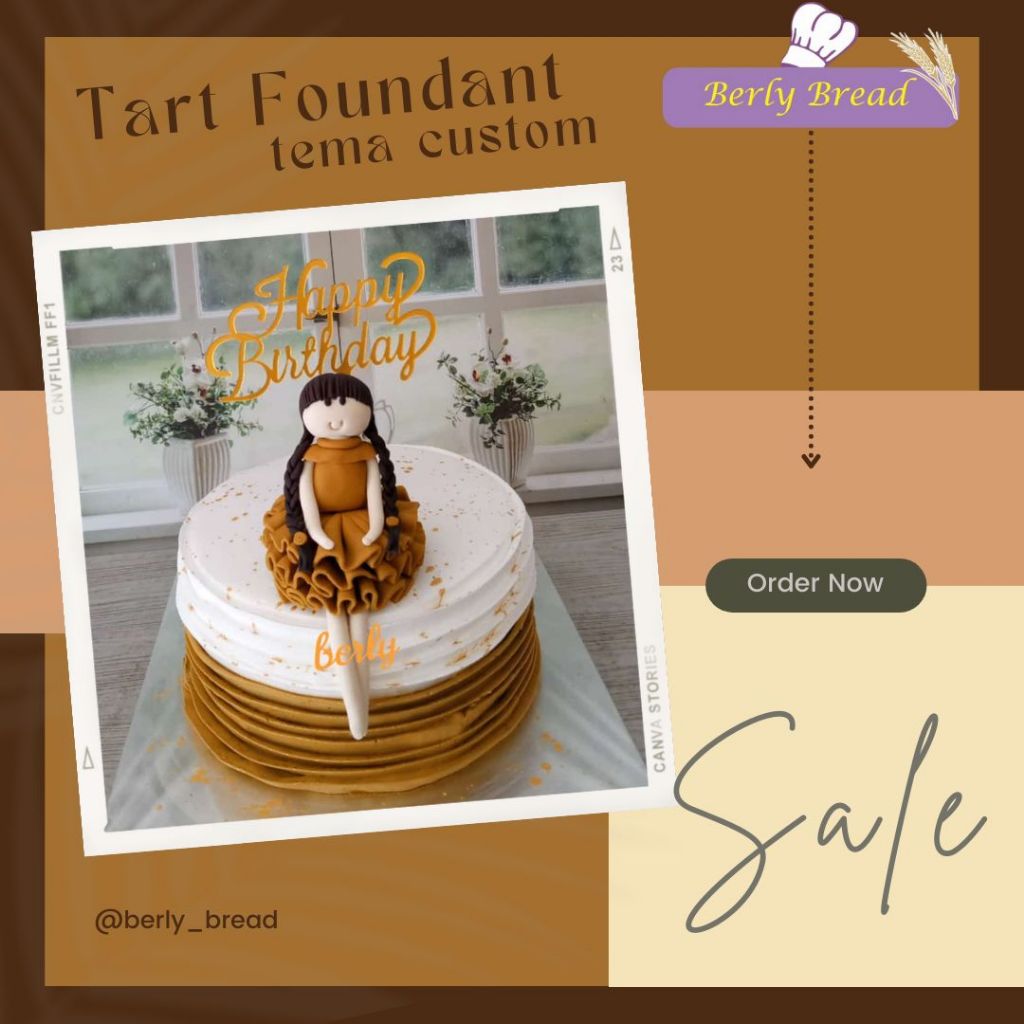 

Kue Ultah / Karakter Princess/ Pondant Perempuan Cantik / Black Forest Pondant Perempuan Cantik