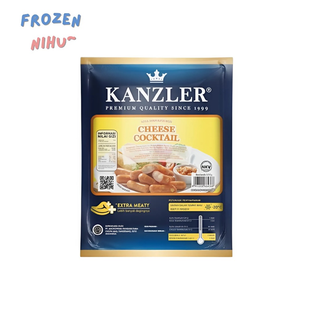 

Kanzler Cheese Cocktail 500 gr - Frozen Nihu