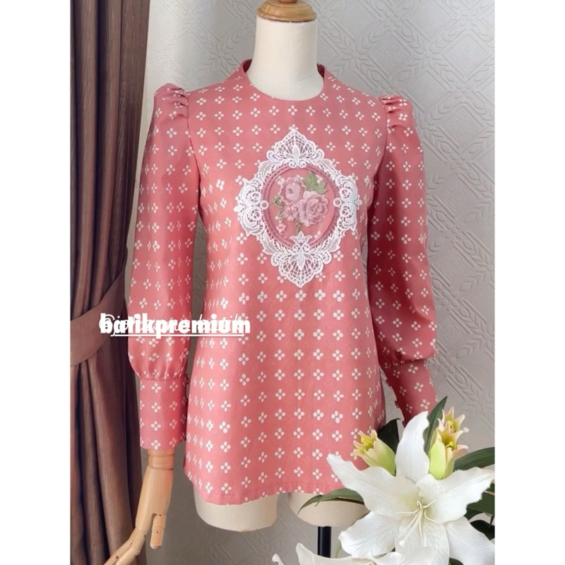 ATASAN BATIK CIREBON | BATIK KERJA WANITA KATUN