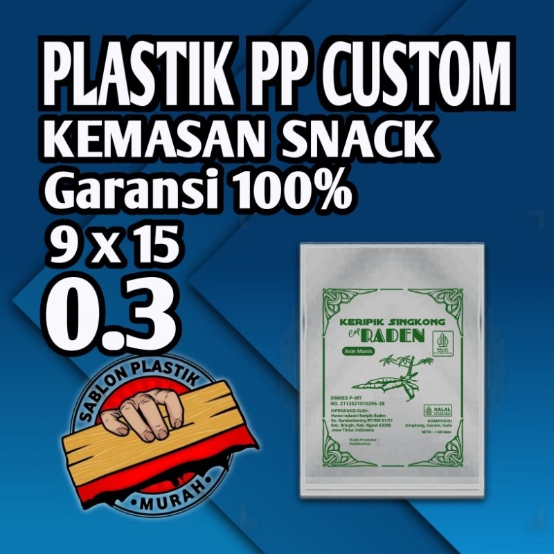 Plastik PP Motif Sablon Custom 9x15 11x17 Tebal 03