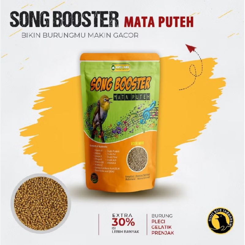 SONG BOOSTER MATA PUTIH PAKAN PLECI GACOR INSTAN PAKAN PENGGACOR BURUNG PLECI SONG BOSTEE PLECI