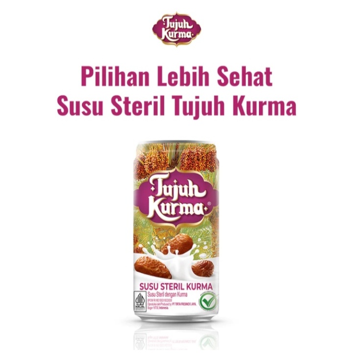 

Tujuh Kurma Susu Steril Kurma 189ml