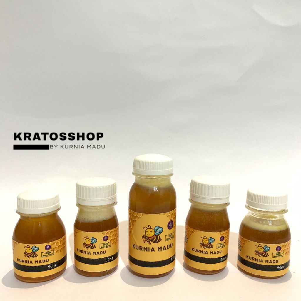 

[KURNIA MADU]Madu Lebah Asli 100% Madu Asli Murni Tanpa Campuran ukuran 30-50-80ml