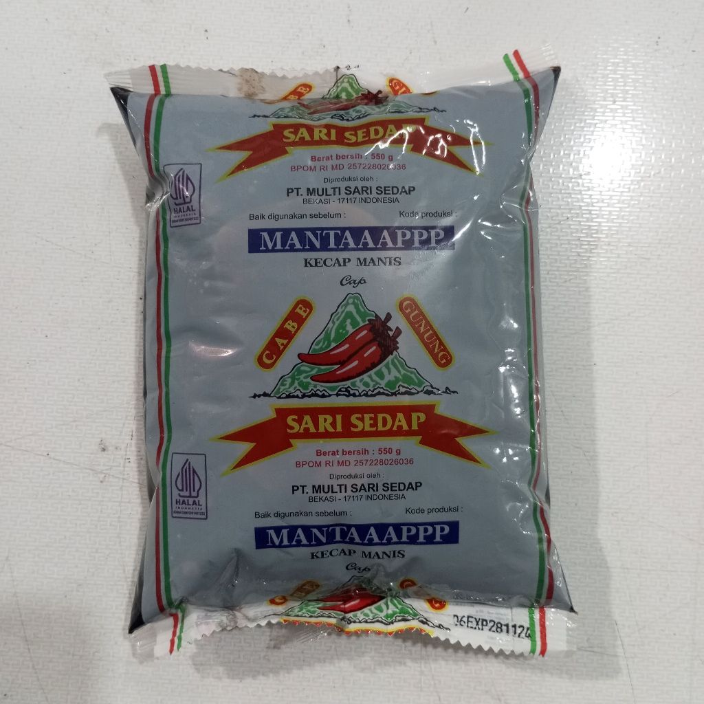 

1 Dus Kecap Cabe Gunung Sari Sedap Isi 12 Pcs x 550 Gr