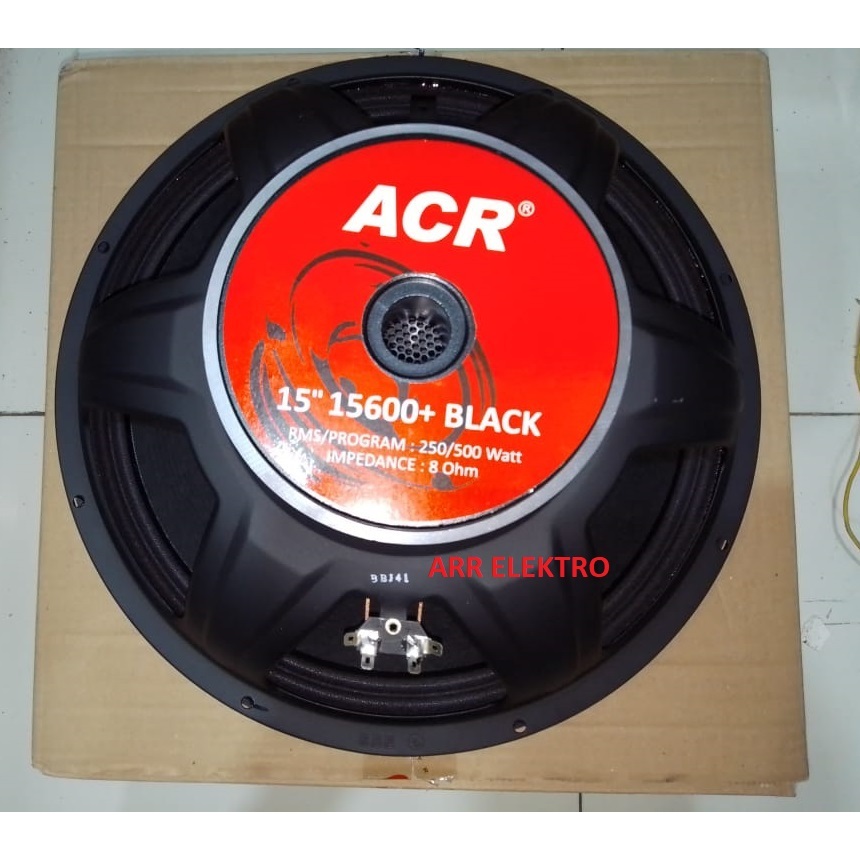 SPEAKER 15 INCH ACR 15600+ BLACK 15" Original ACR / SPEAKER ACR 15 INCH 15600 PLUS BLACK