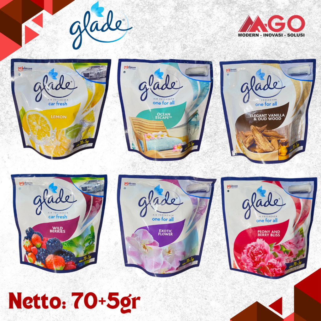 Glade Car Freshener / Pengharum Mobil Gantung / Pengharum Ruangan Gantung / Pengharum Rumah / Mobil