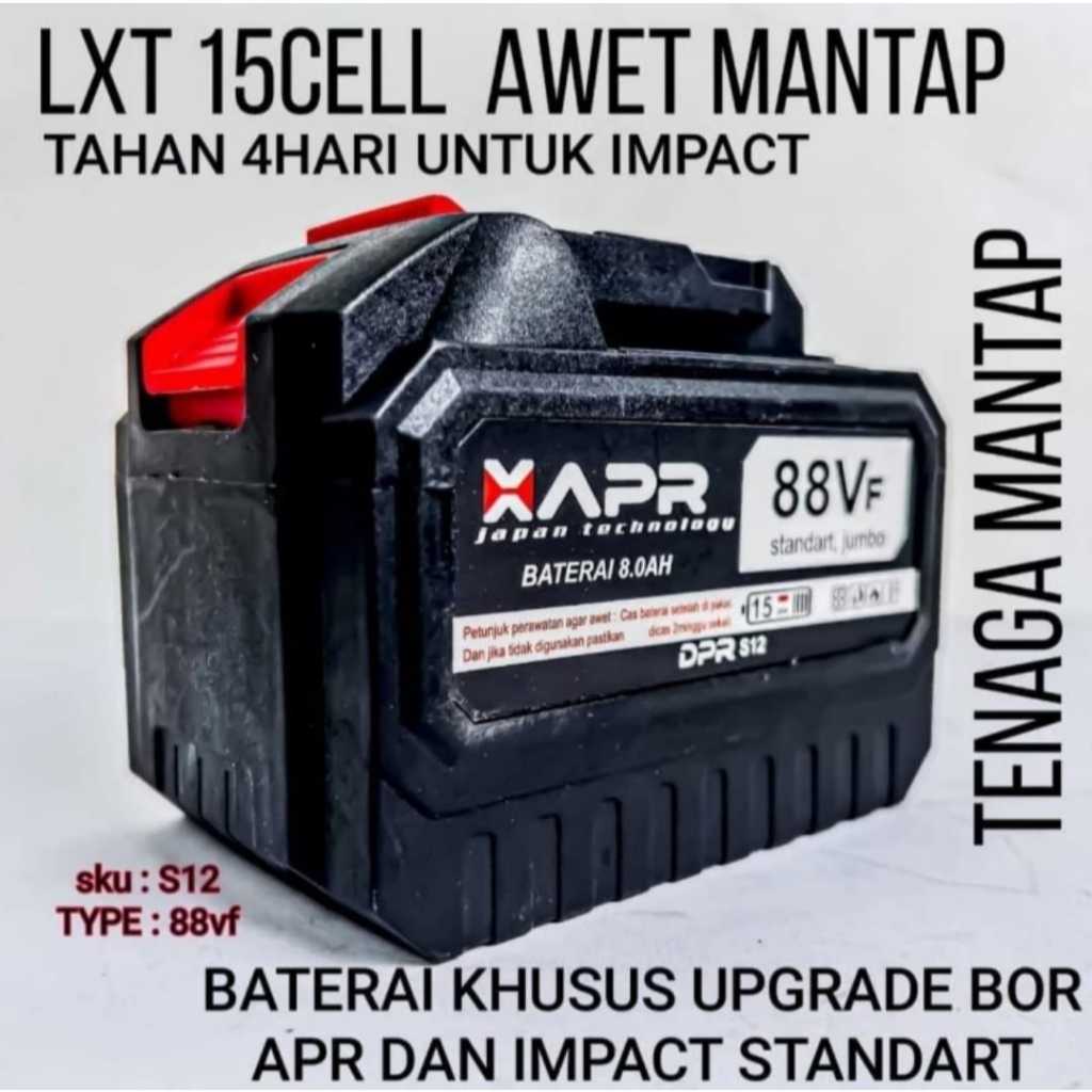 APR S12 S13 Charger Baterai LXT 88Vf 99Vf 10Cells 15Cells AP95 AP96 1062