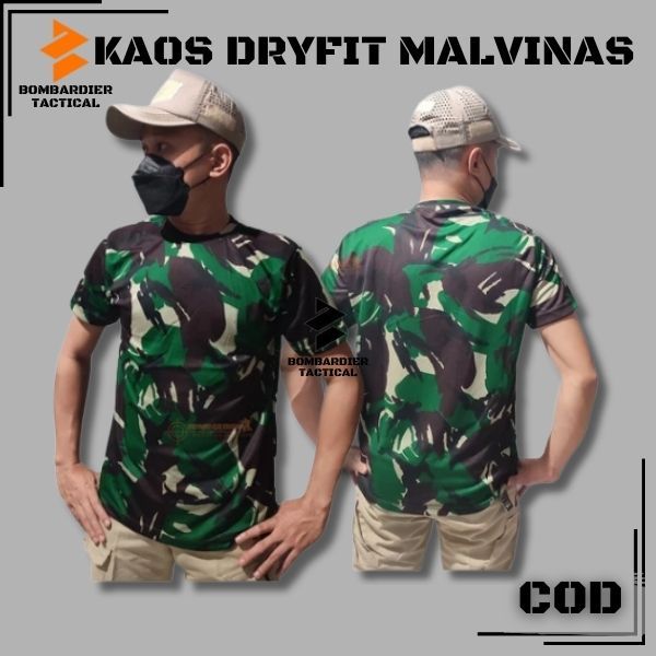 PROMO Kaos Loreng Pria Baju Kaos Doreng Baju Kaos Loreng TNI Kaos Hijau Botol Kaos Army Baju Loreng 