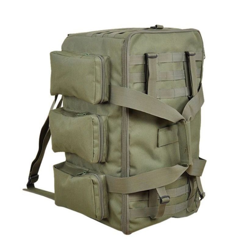 TAS RANSEL DAN JINJING ARMY JUMBO DUFFLE BAG MULTIFUNGSI TAS RANSEL PAKAIAN