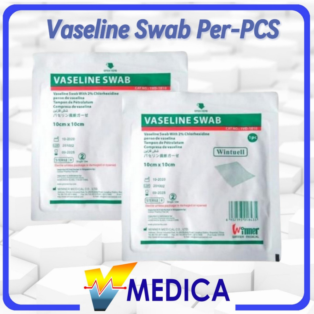 Vaselin Swab 10x10cm / Perban Jaring / Kasa Pembalut Luka - per pcs