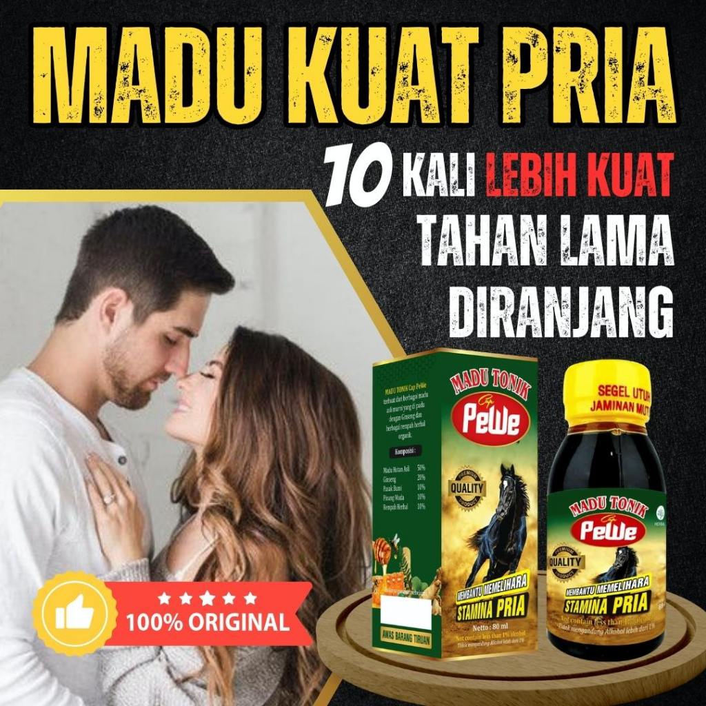 

Madukuat Madu Pewe Original | Herbal Alami Kejantanan Pria Perkasa Kuat Tahan Lama | 80 ML 100% Asli