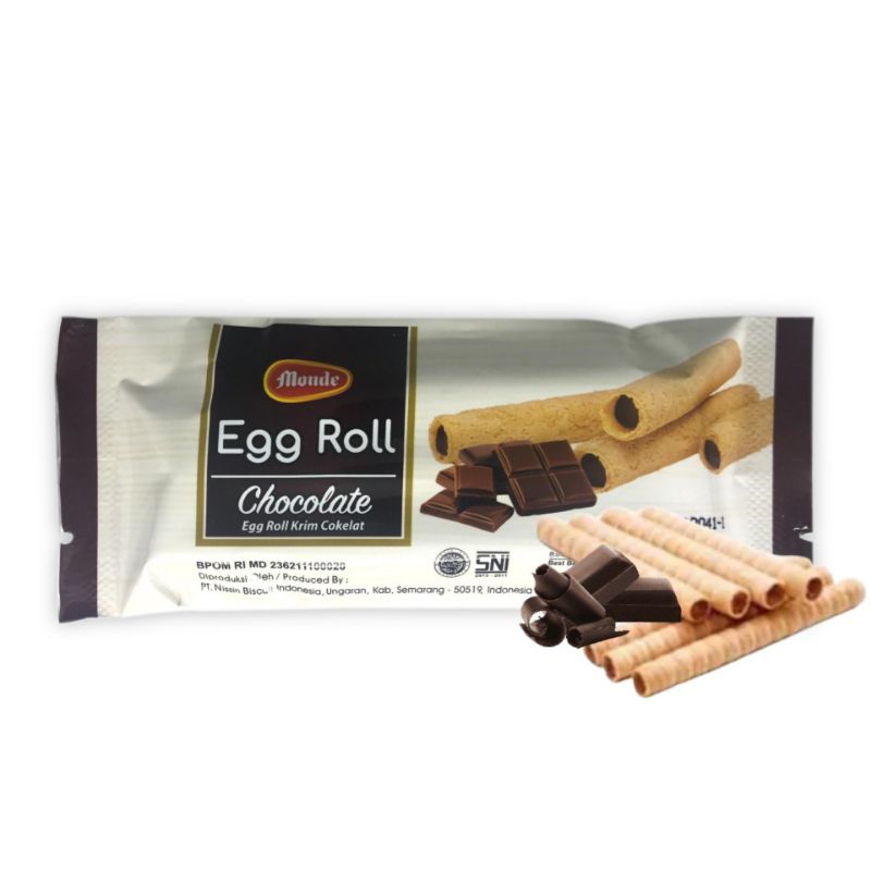 

Monde Egg Roll 35gr Chocolate