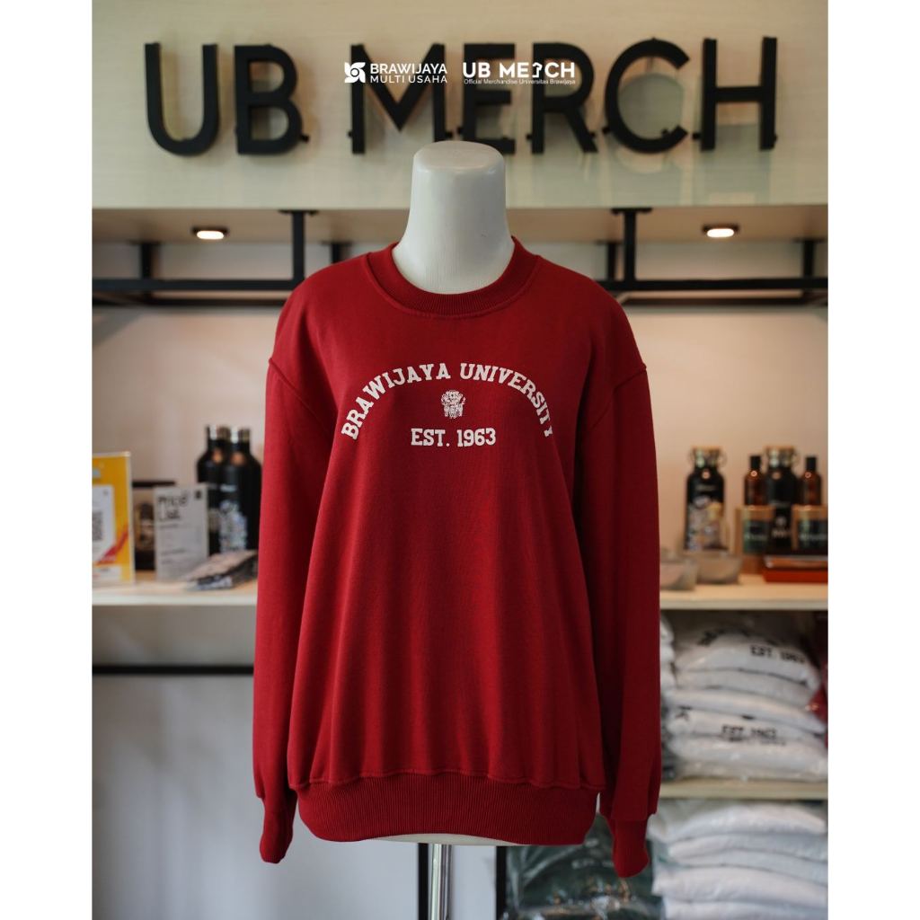 Crewneck Basic Maroon