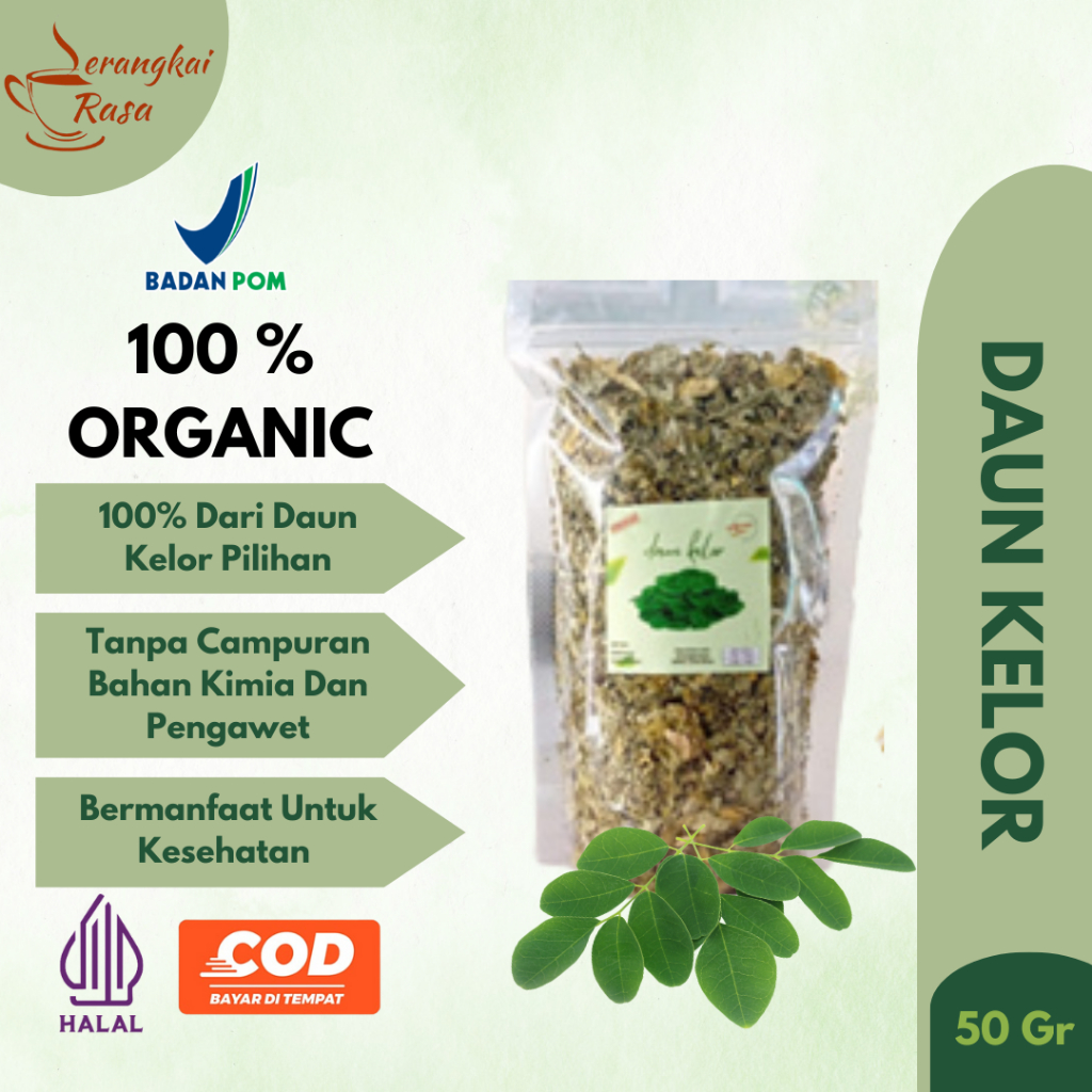 

Daun Kelor Kering 50 Gram