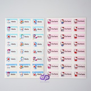 

Sticker Label Nama anak | custom sticker nama | Stiker Label nama Pensil | Sticker nama anti air