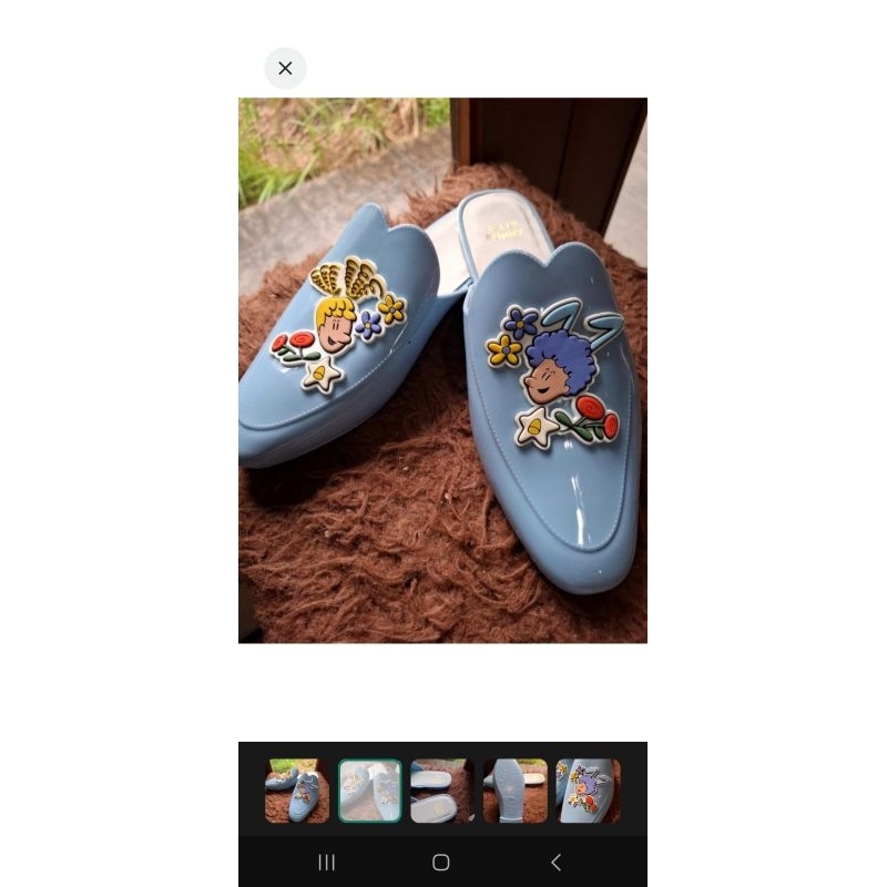 Flat shoes Bustong Jelly bunny Original Thailand