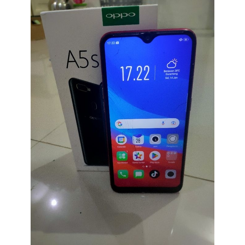 Oppo A5S Ram 2/32 second bekas