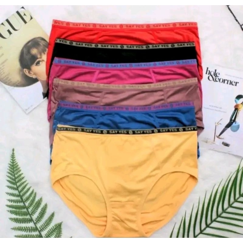 CD SAY YES celana dalam wanita dewasa say yes . 6pcs