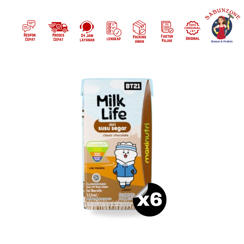 

Paket Murah Milk Life Susu Segar Classic Chocolate 115 ml x6 Pcs