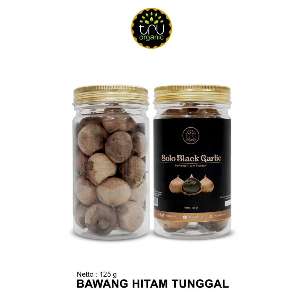 

TruOrganic Black Garlic 125gr Bawang Hitam Tunggal Organic