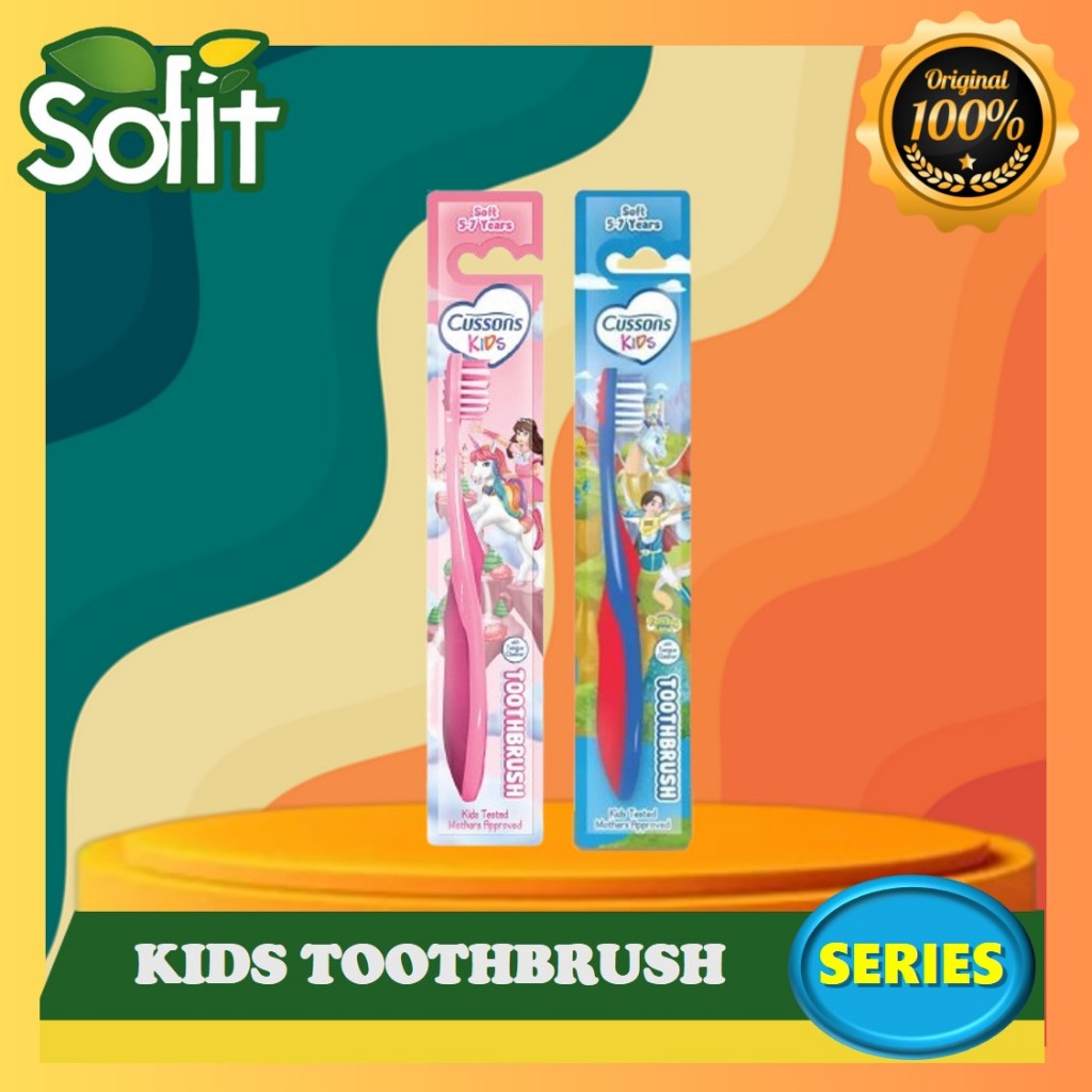 Cussons Kids Sikat Gigi Soft 5-7 Years - Cusson Tooth brush - Sikat Gigi Anak Lembut - Sofit