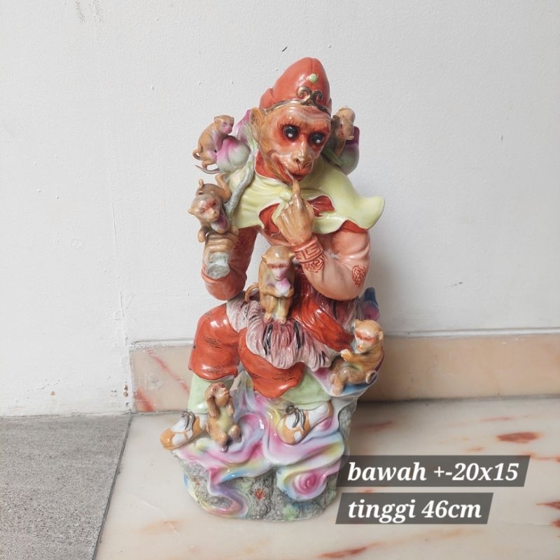 PATUNG DEWA KERA SAKTI SUN GO KONG 46cm