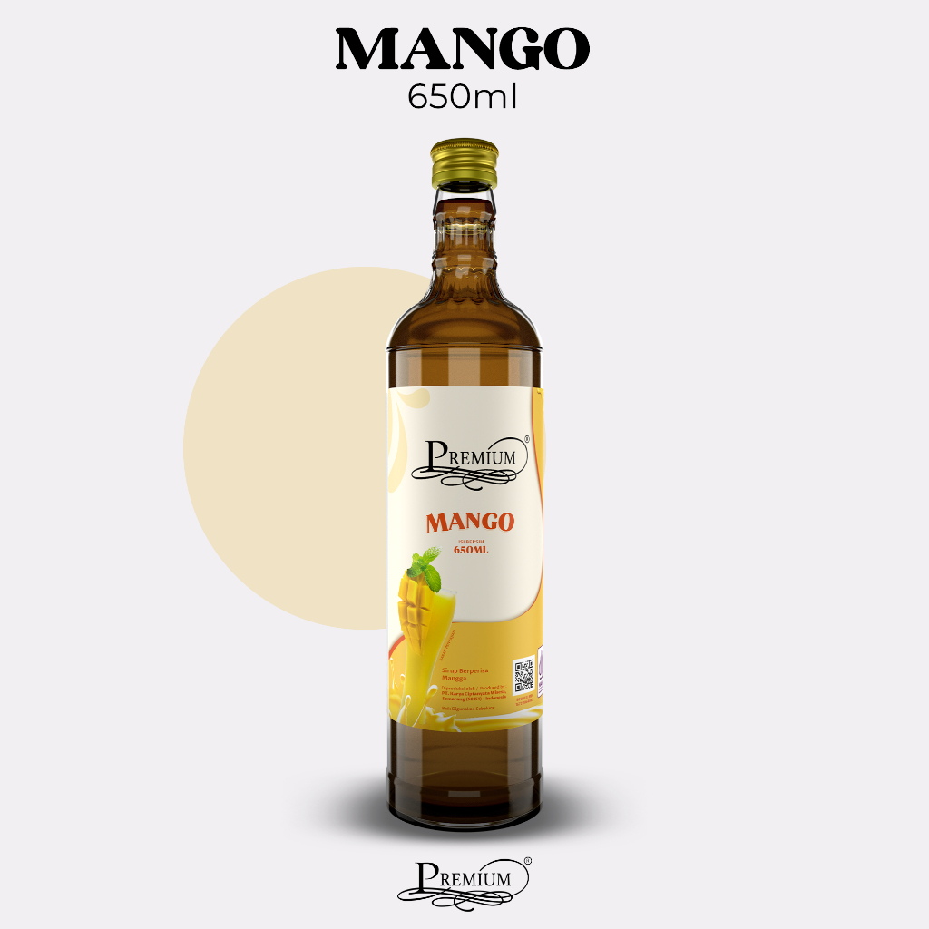 

Premium Syrup - Mango 650ml (Minuman Sirup untuk HORECA)