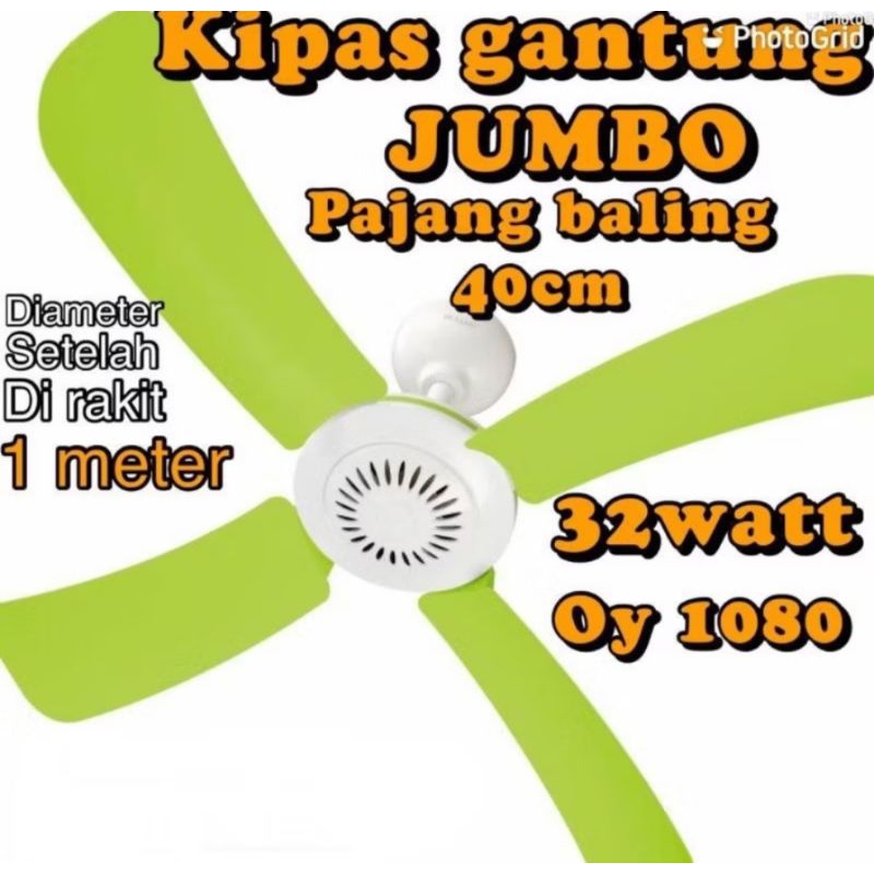 Kipas Angin Gantung BesarJumbo OUYASHI OY-1080 32watt berkualitas