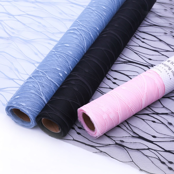 

Mesh morif akar salur / korean mesh flower wrapping ROLL