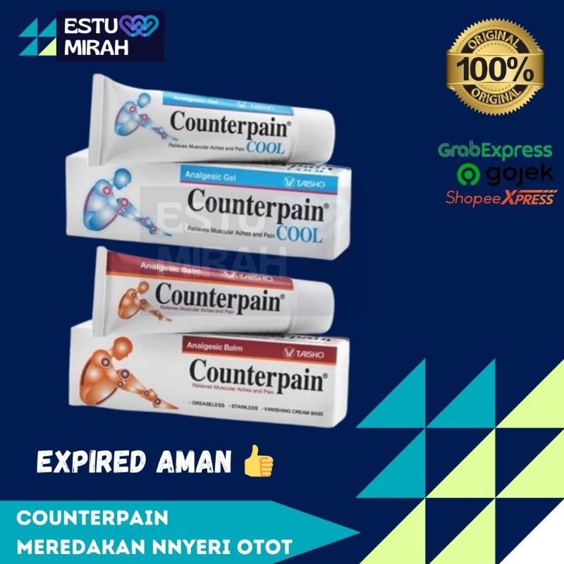 Counterpain Cream, Counterpain Cool gel 5g, 15g, 30g, 60g, 120g