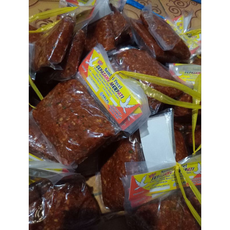 

SAMBAL PECEL / SAMBEL PECEL 250 GRAM ( 1/4kg)
